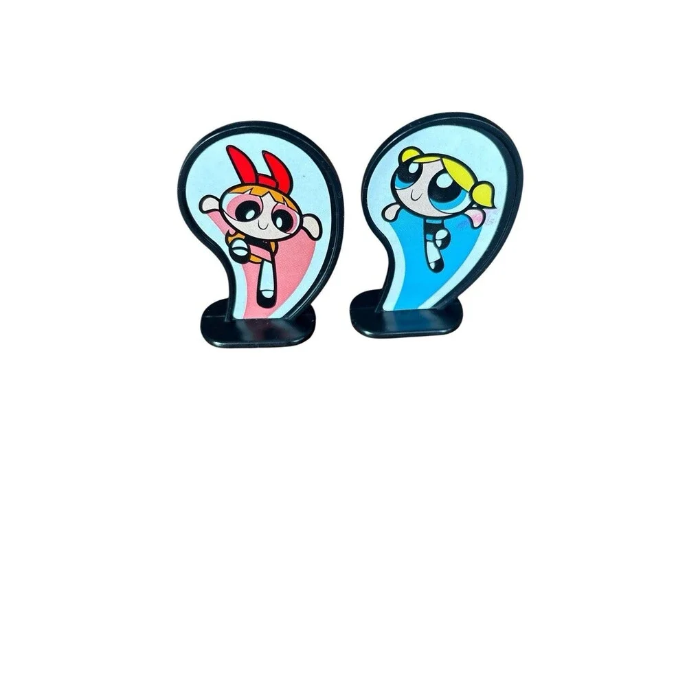 Vintage 2000 The Powerpuff Girls Board Game Replacement Set Of 2 Pawns